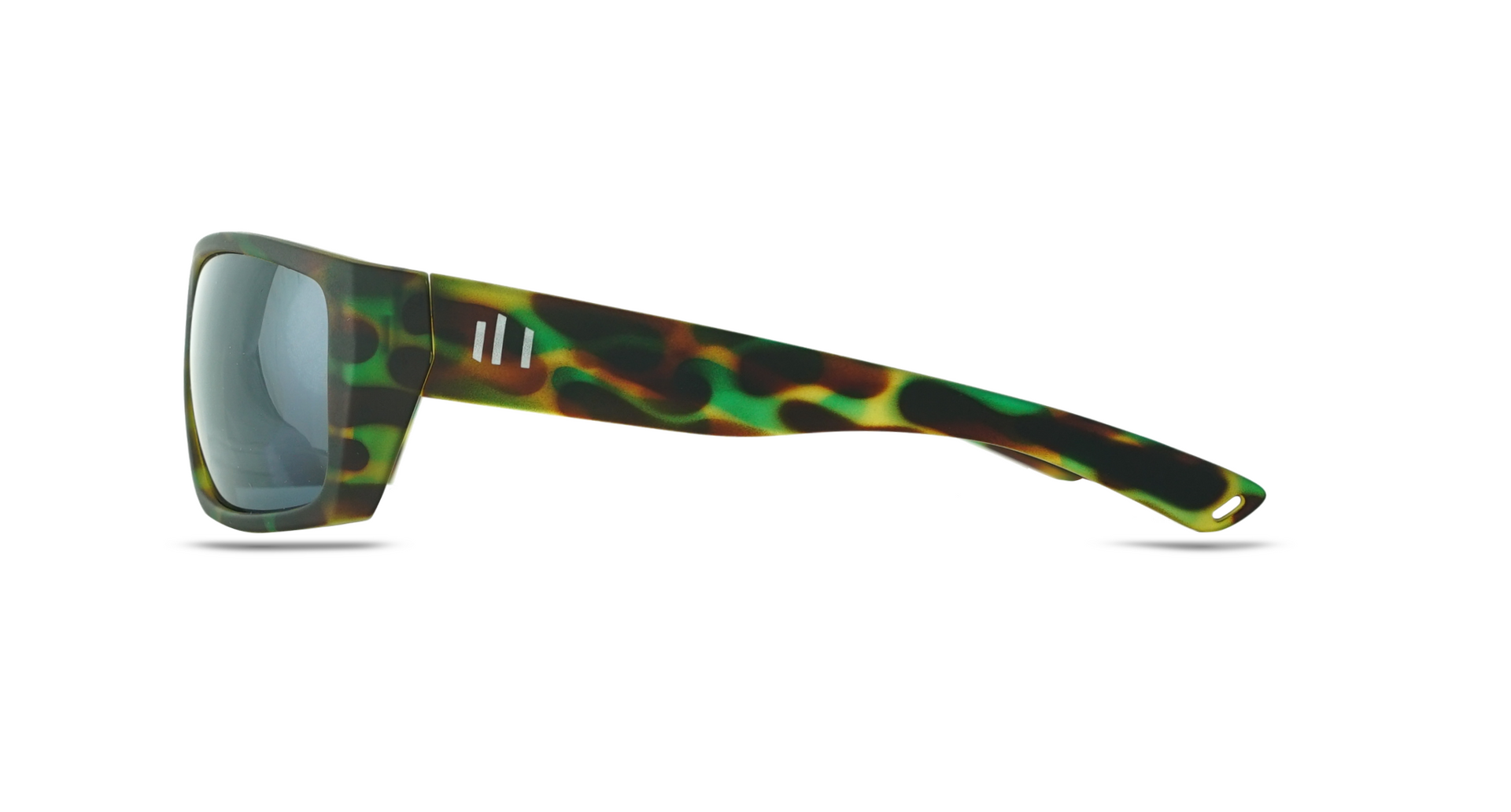 Zion Polarized Sunglasses in Green Camo with Brown Br16 Lenses - Image 2