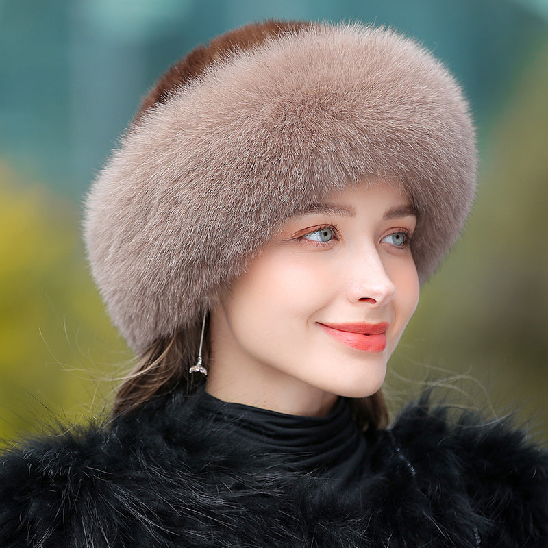 Women’s Winter Faux Fur Bucket Hat Warm Cold Weather Accessory - Image 5
