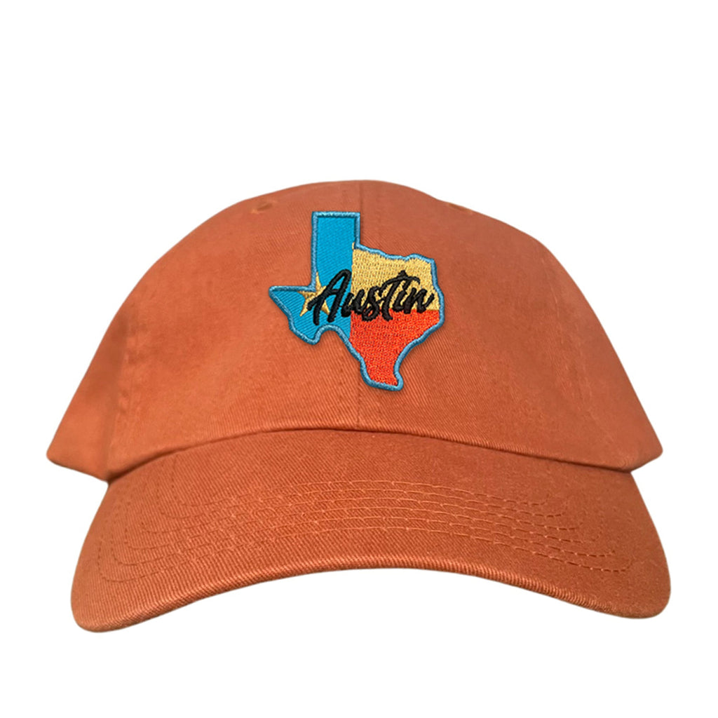 Texas Austin RWB Mesh Snapback Trucker Hat