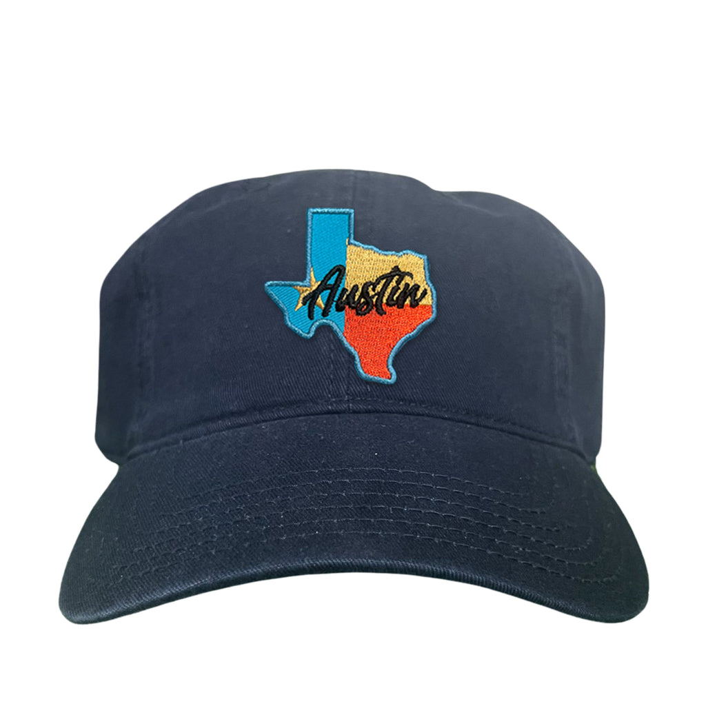 Texas Austin RWB Mesh Snapback Trucker Hat