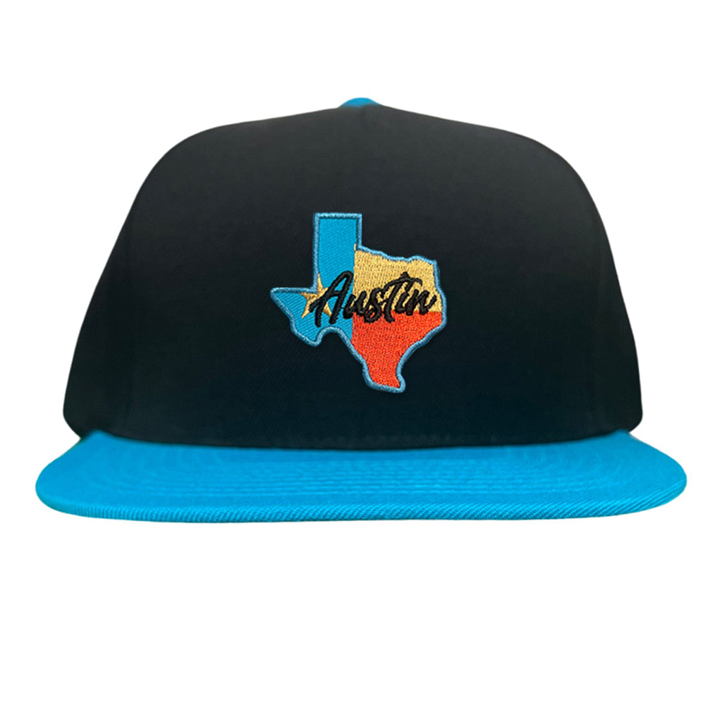 Texas Austin RWB Mesh Snapback Trucker Hat