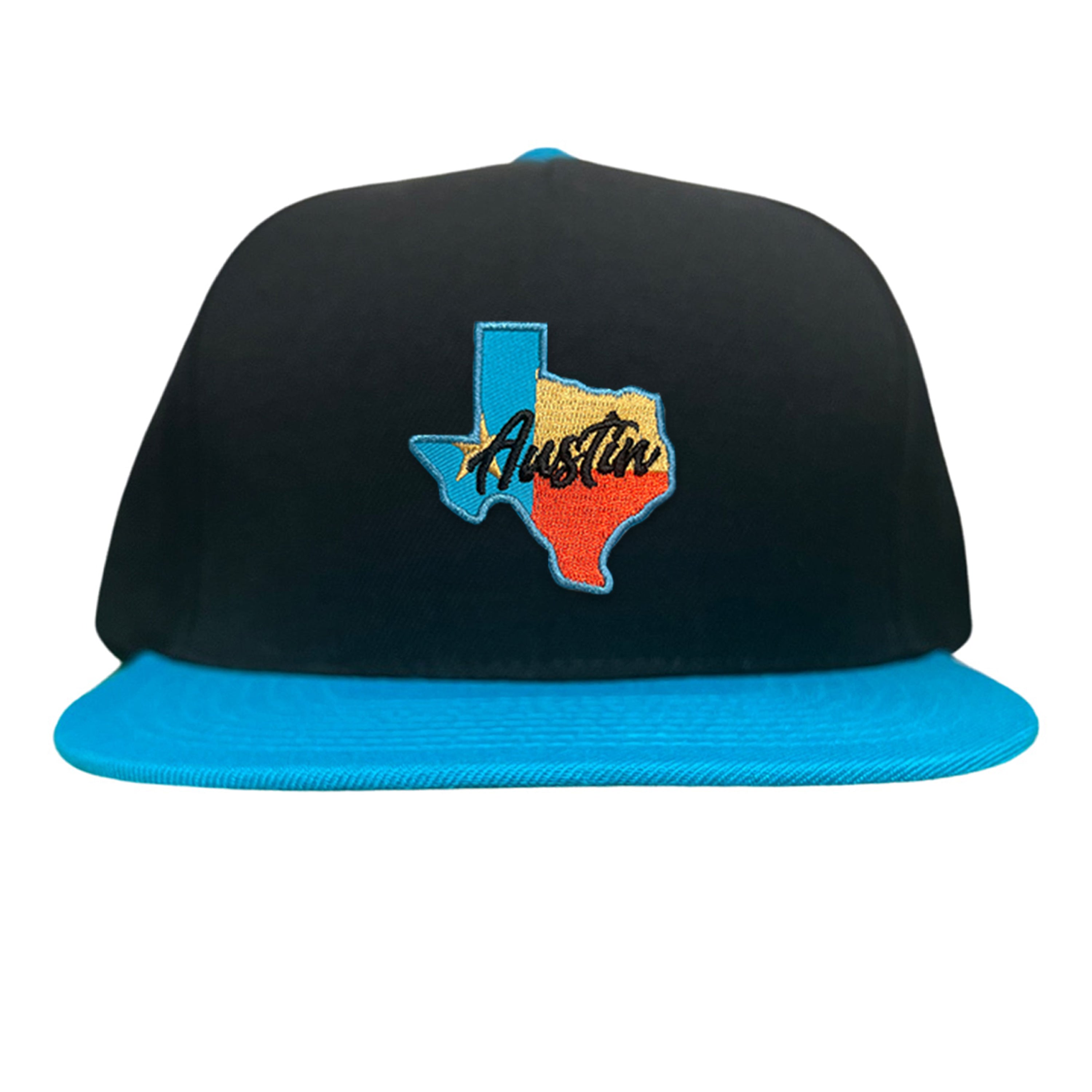 Texas Austin RWB Mesh Snapback Trucker Hat