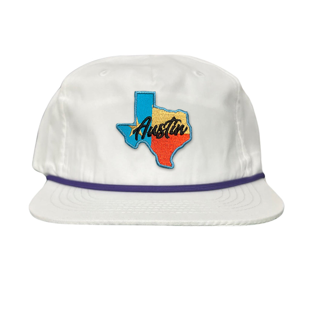 Texas Austin RWB Mesh Snapback Trucker Hat