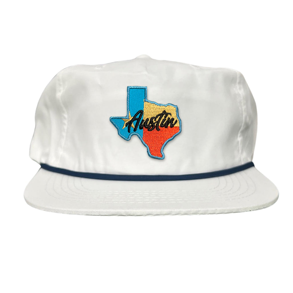 Texas Austin RWB Mesh Snapback Trucker Hat