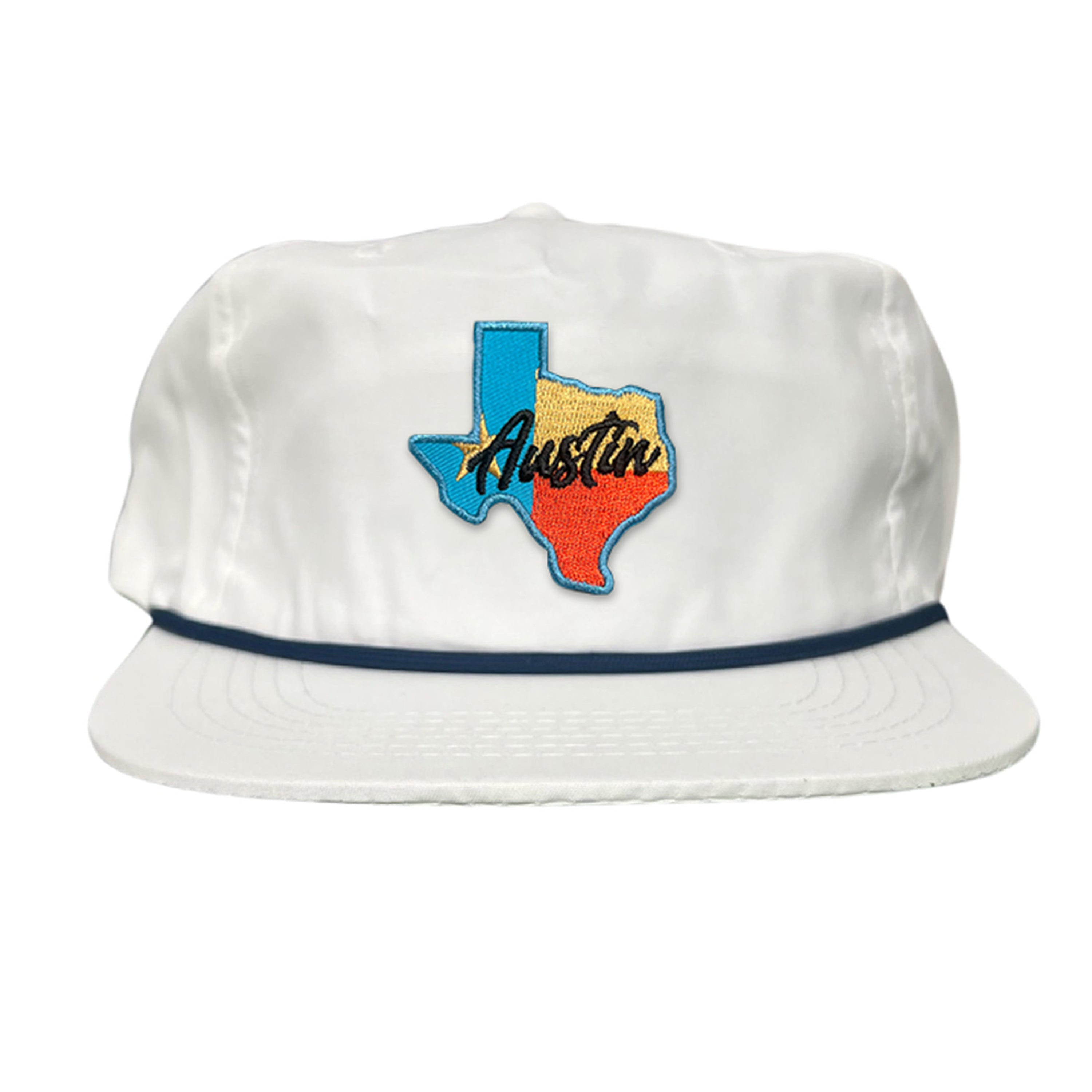 Texas Austin RWB Mesh Snapback Trucker Hat
