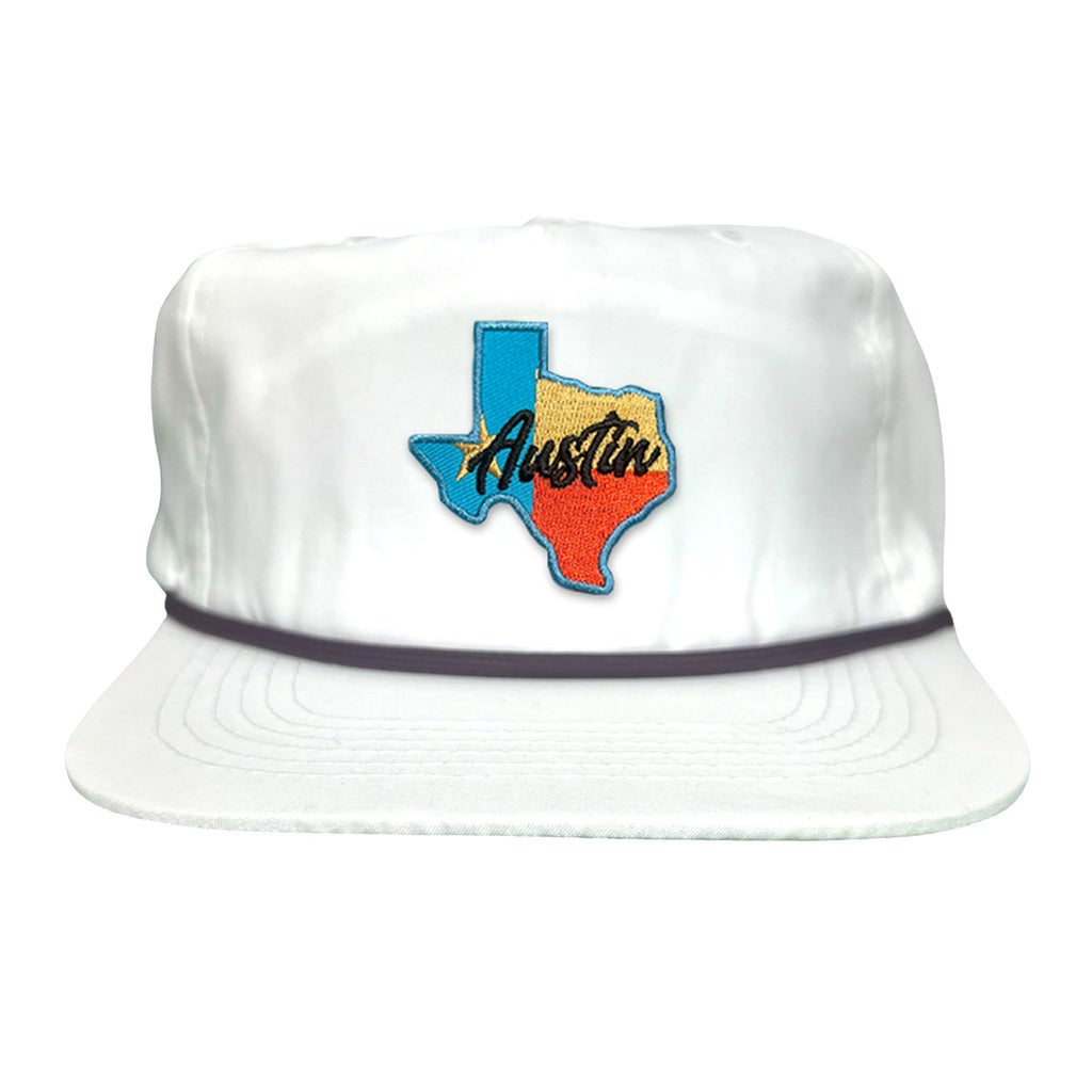 Texas Austin RWB Mesh Snapback Trucker Hat