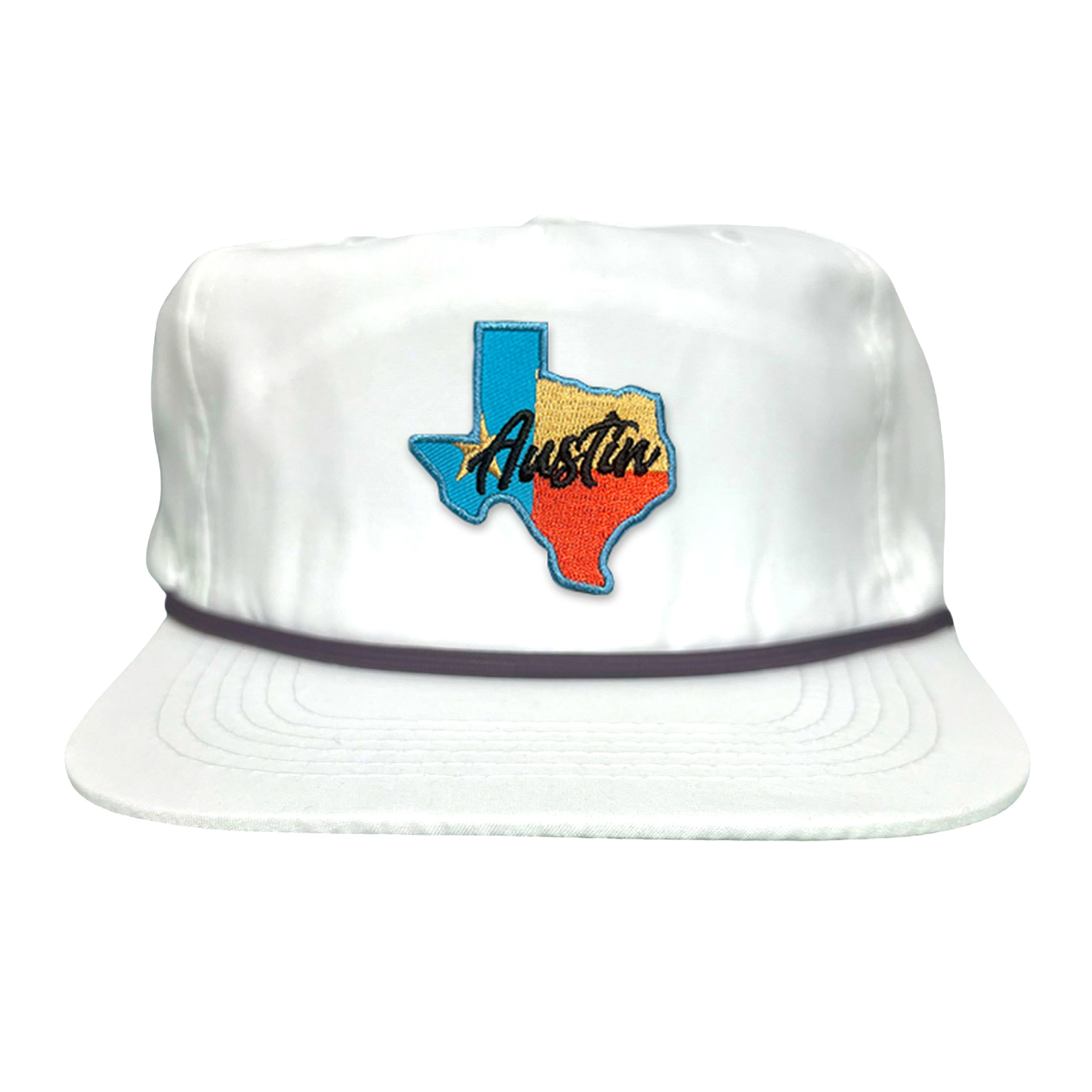 Texas Austin RWB Mesh Snapback Trucker Hat