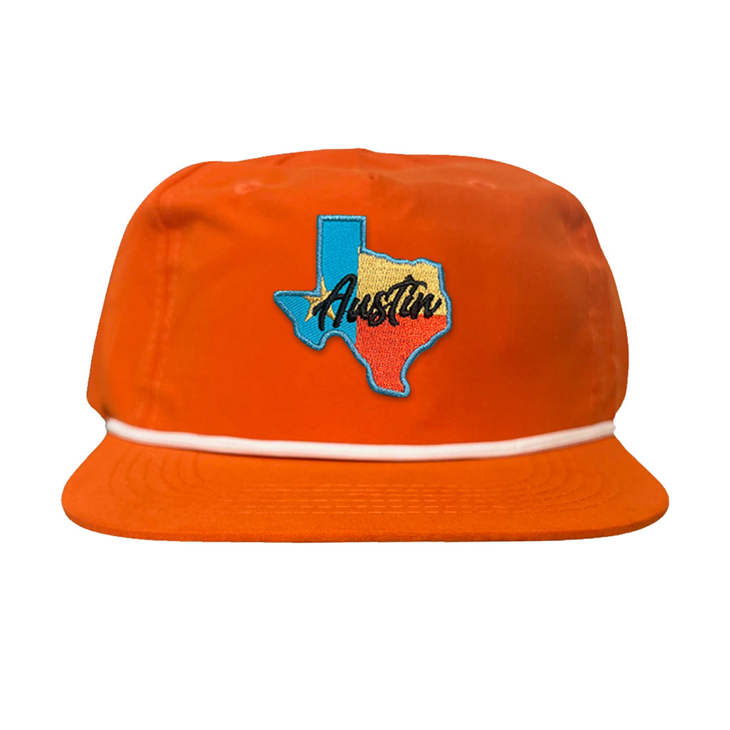 Texas Austin RWB Mesh Snapback Trucker Hat
