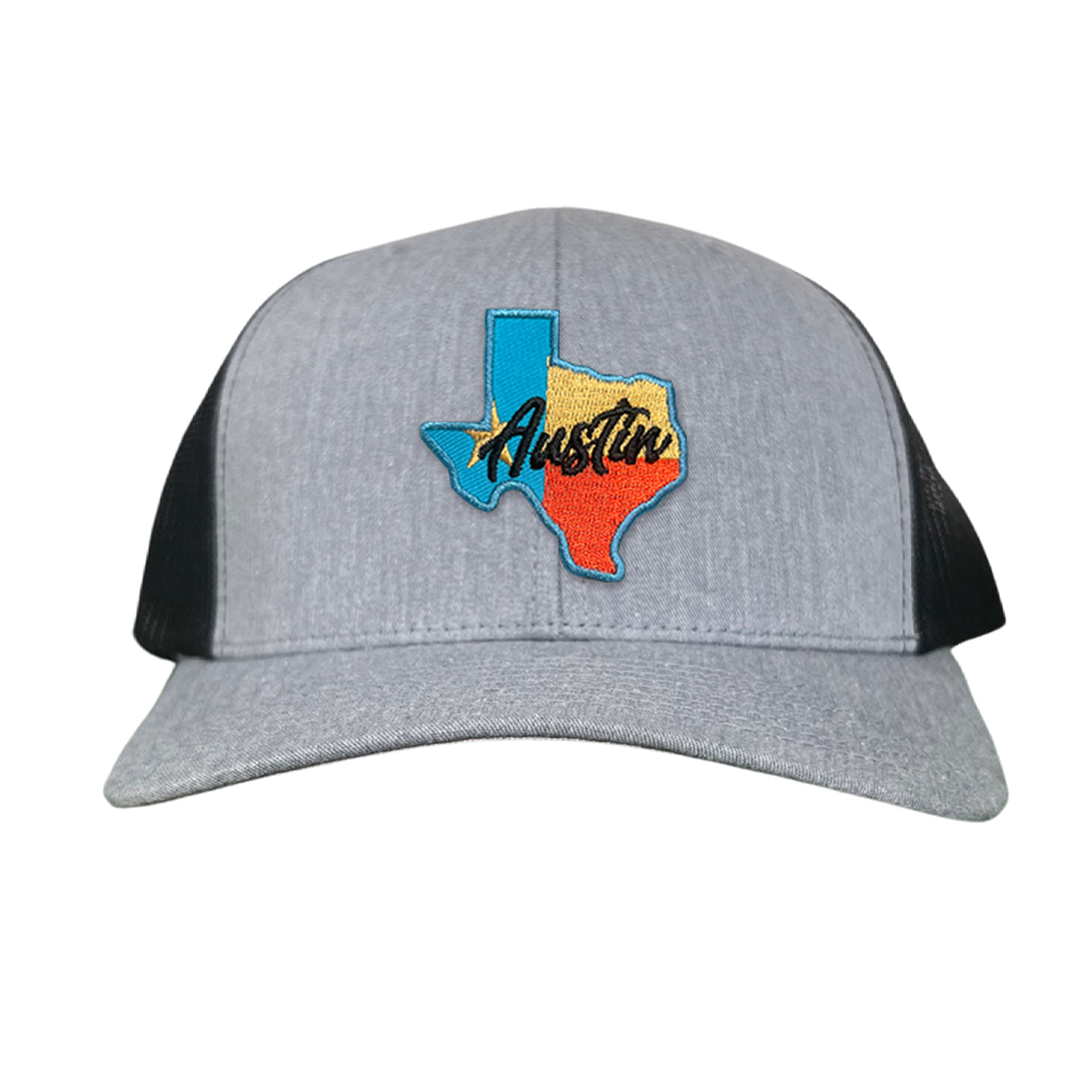 Texas Austin RWB Mesh Snapback Trucker Hat