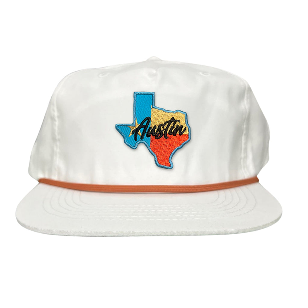 Texas Austin RWB Mesh Snapback Trucker Hat