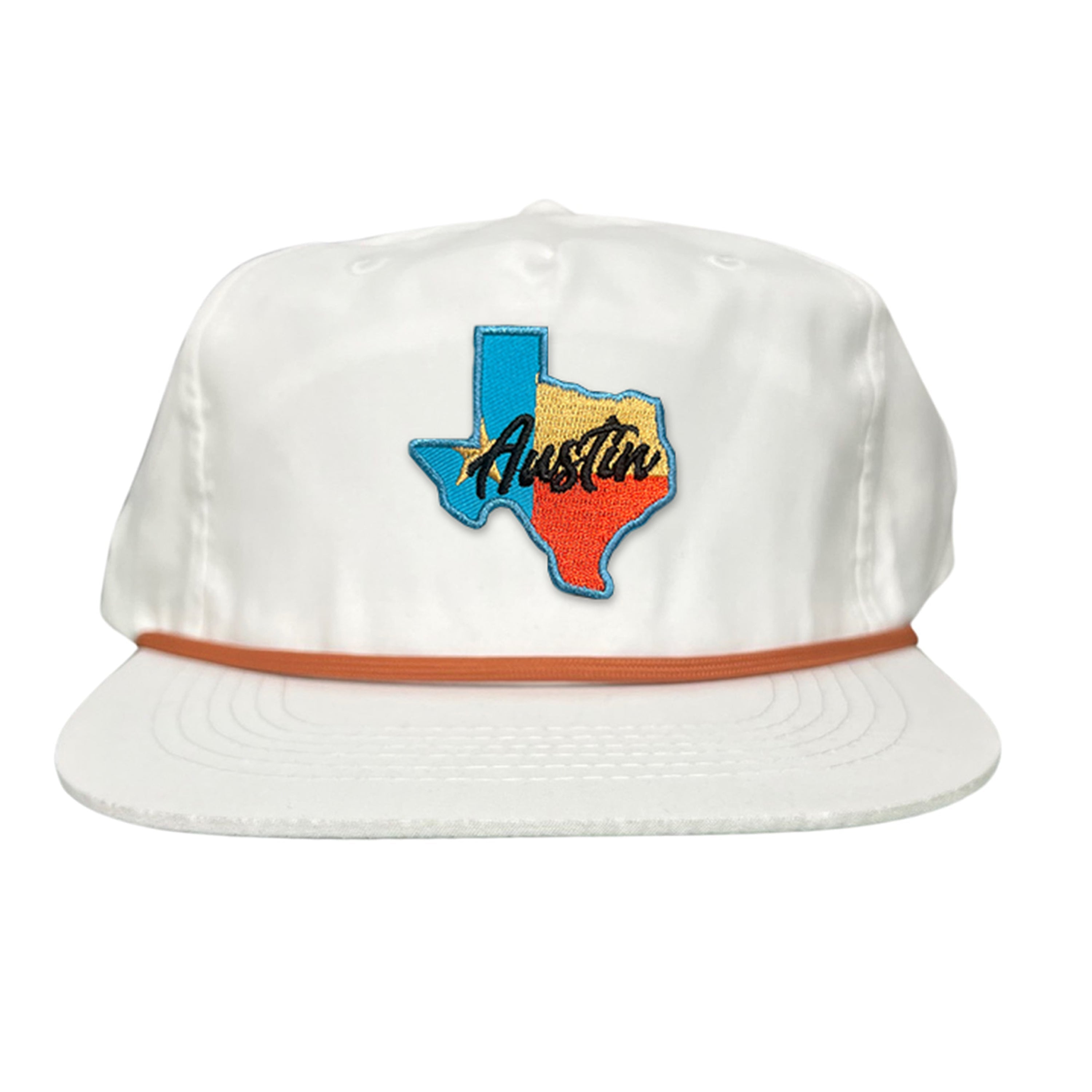 Texas Austin RWB Mesh Snapback Trucker Hat