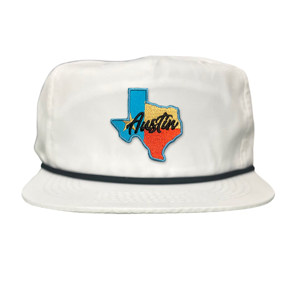 Texas Austin RWB Mesh Snapback Trucker Hat