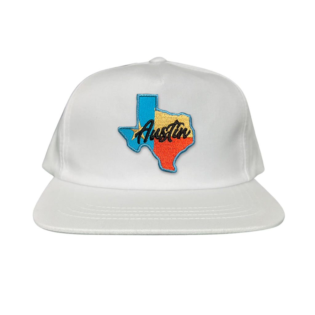 Texas Austin RWB Mesh Snapback Trucker Hat