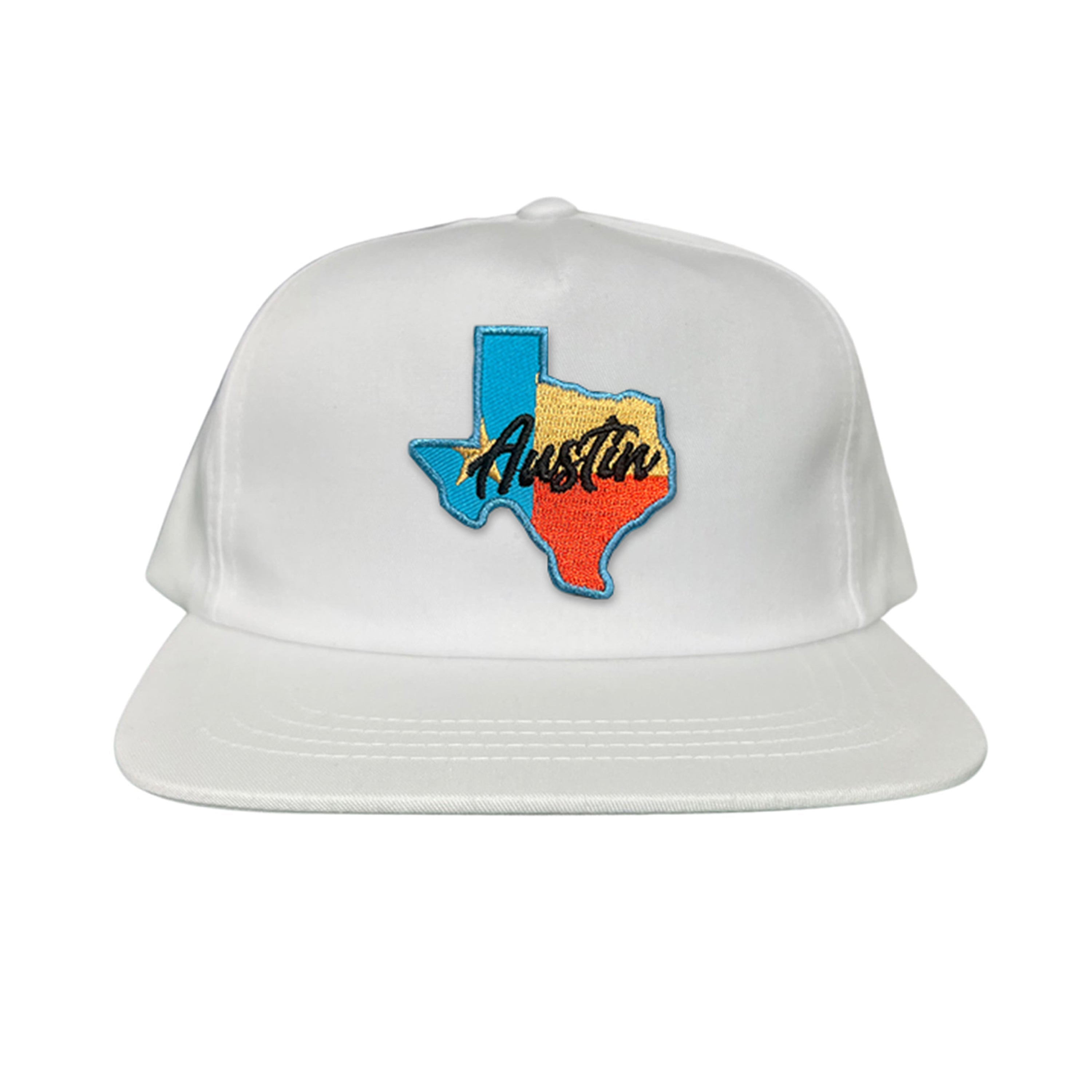 Texas Austin RWB Mesh Snapback Trucker Hat