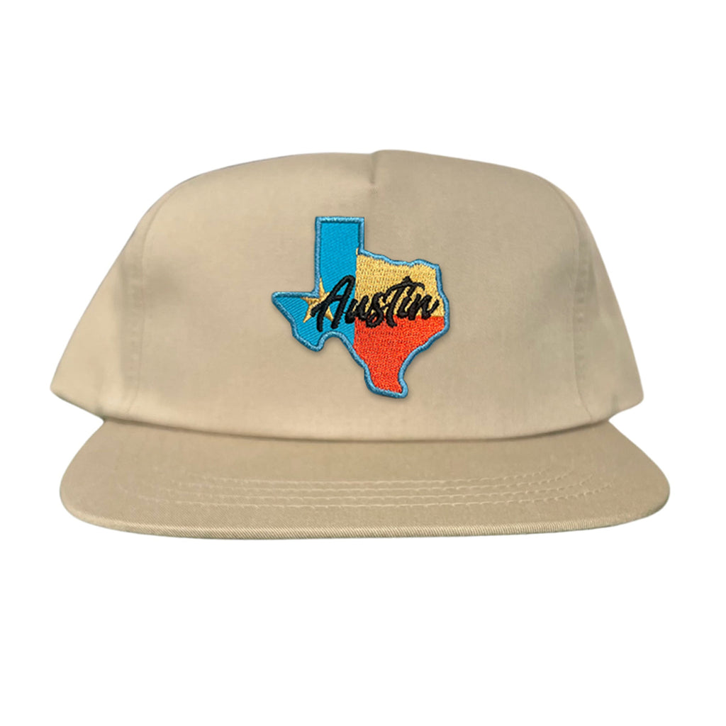 Texas Austin RWB Mesh Snapback Trucker Hat