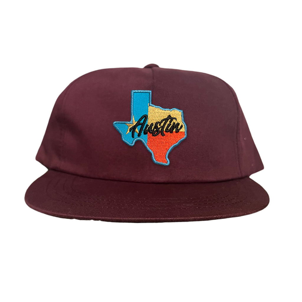 Texas Austin RWB Mesh Snapback Trucker Hat