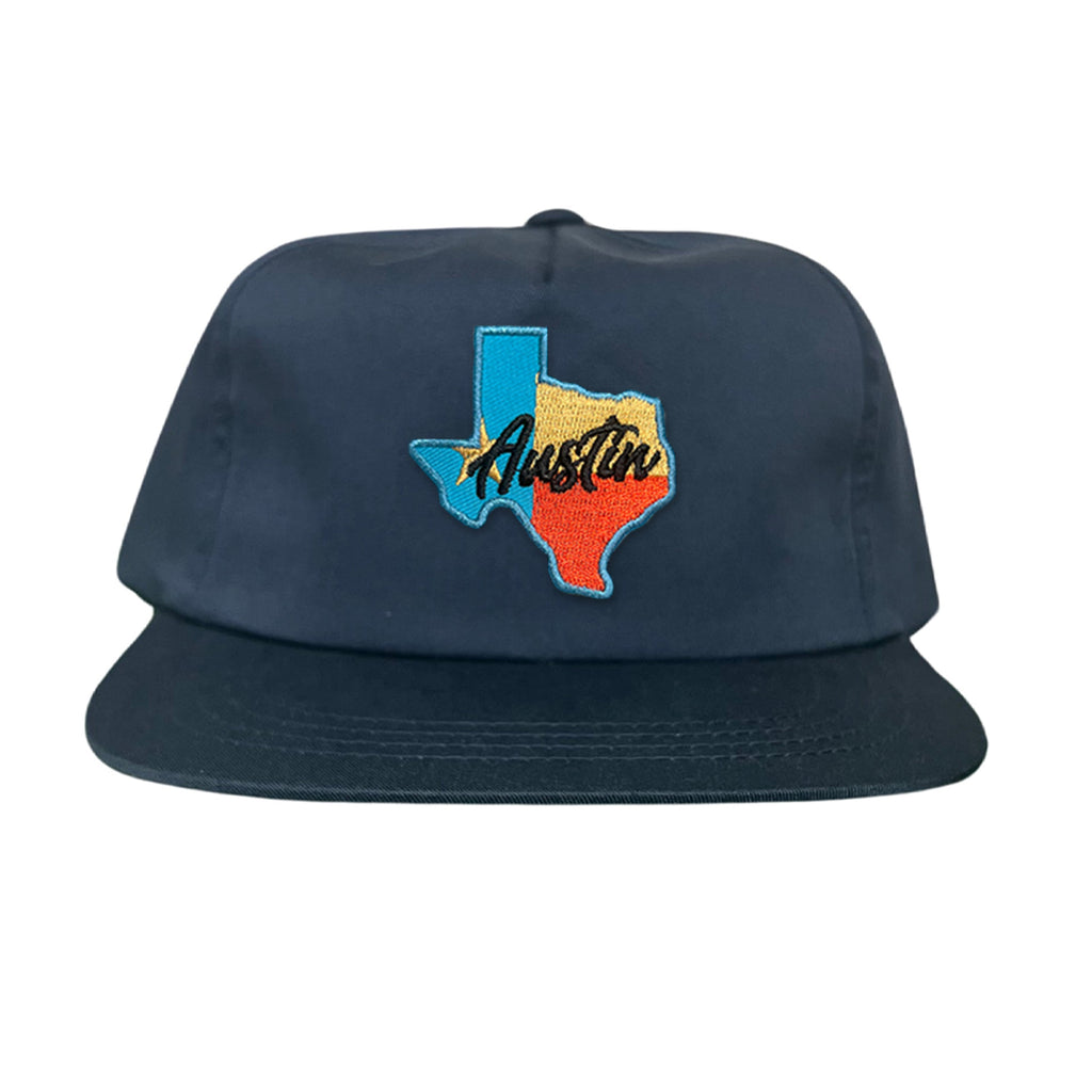 Texas Austin RWB Mesh Snapback Trucker Hat