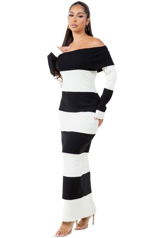 Women's Long Maxi Knit Dress Sleeveless Casual Silhouette