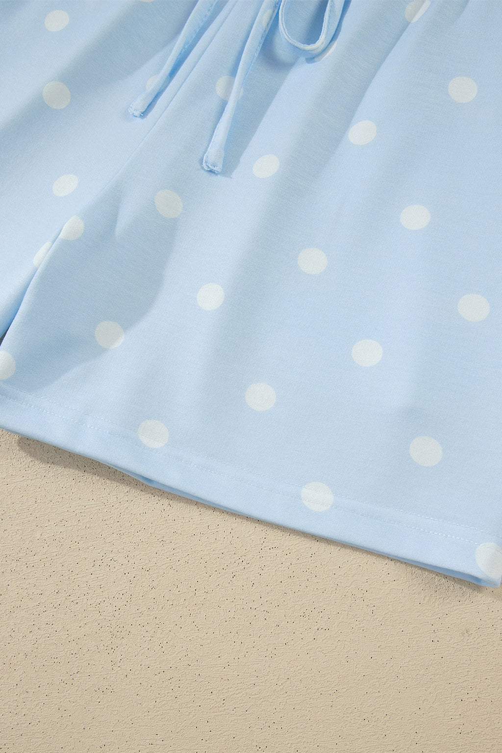 Kimber Polka Dot Loose Tee with Exposed Seam Details