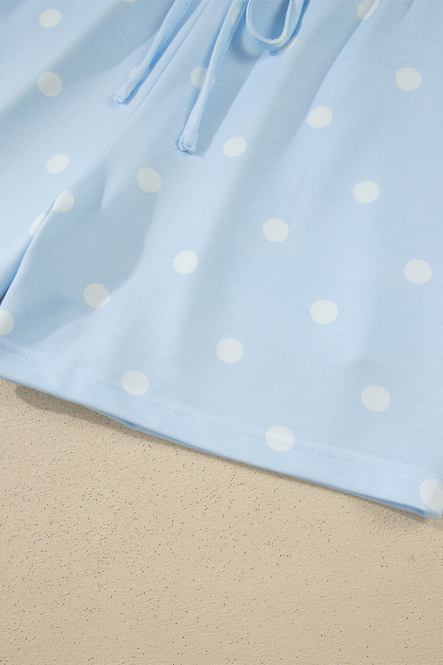 Kimber Polka Dot Loose Tee with Exposed Seam Details