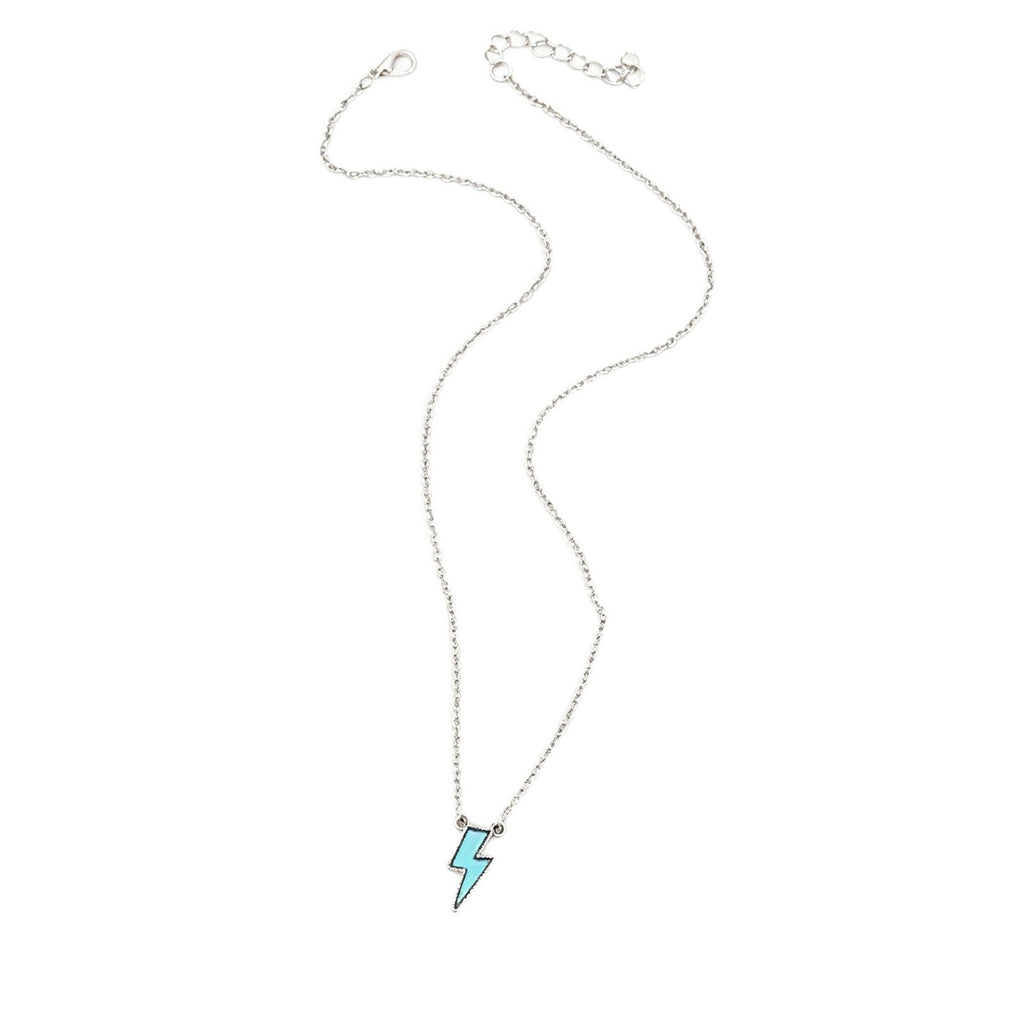 Retro Lightning-bolt-shaped Punk-style Pendant