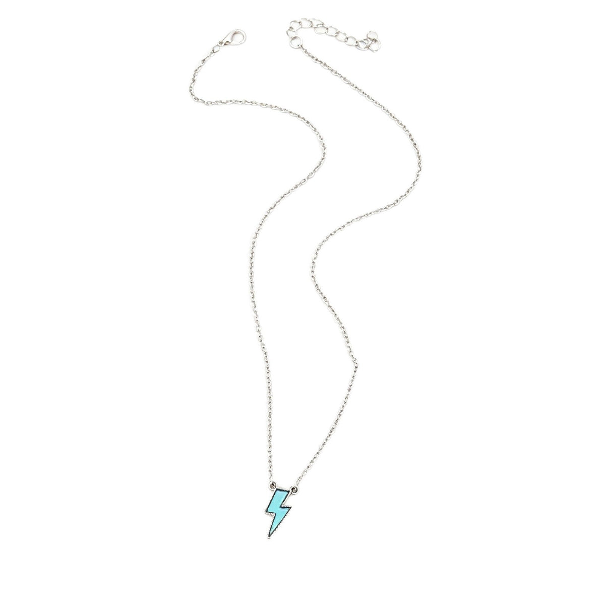 Retro Lightning-bolt-shaped Punk-style Pendant