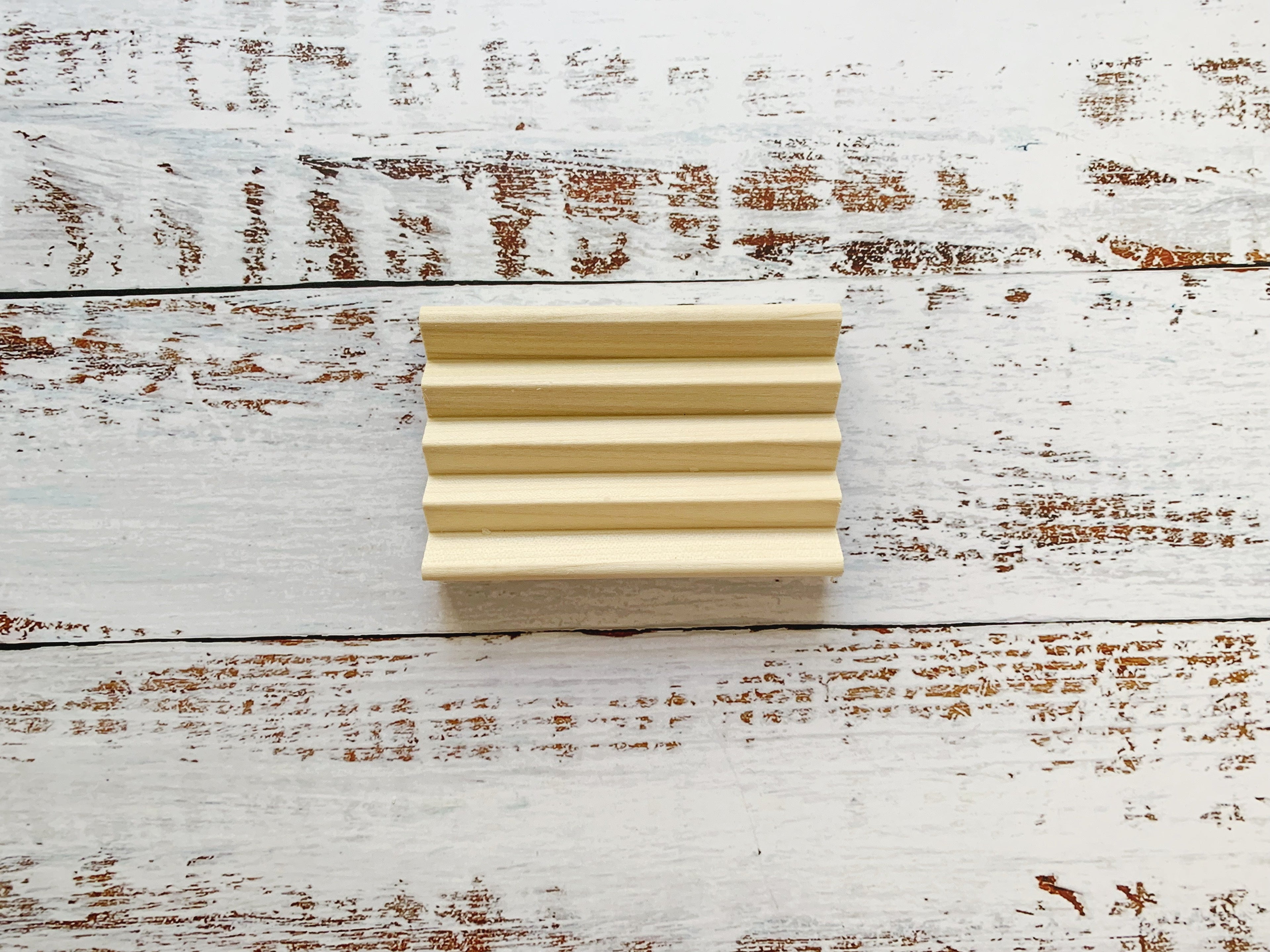 Wooden Soap Dish Set of Two - Durable Natural Bath Accessory