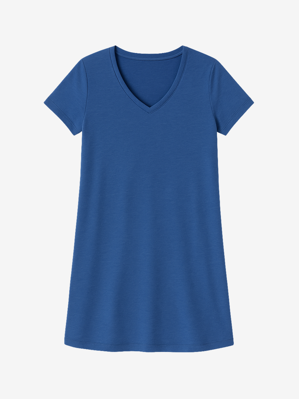 Eva V-Neck Sleepshirt in Black for Comfort and Night Sweat Relief