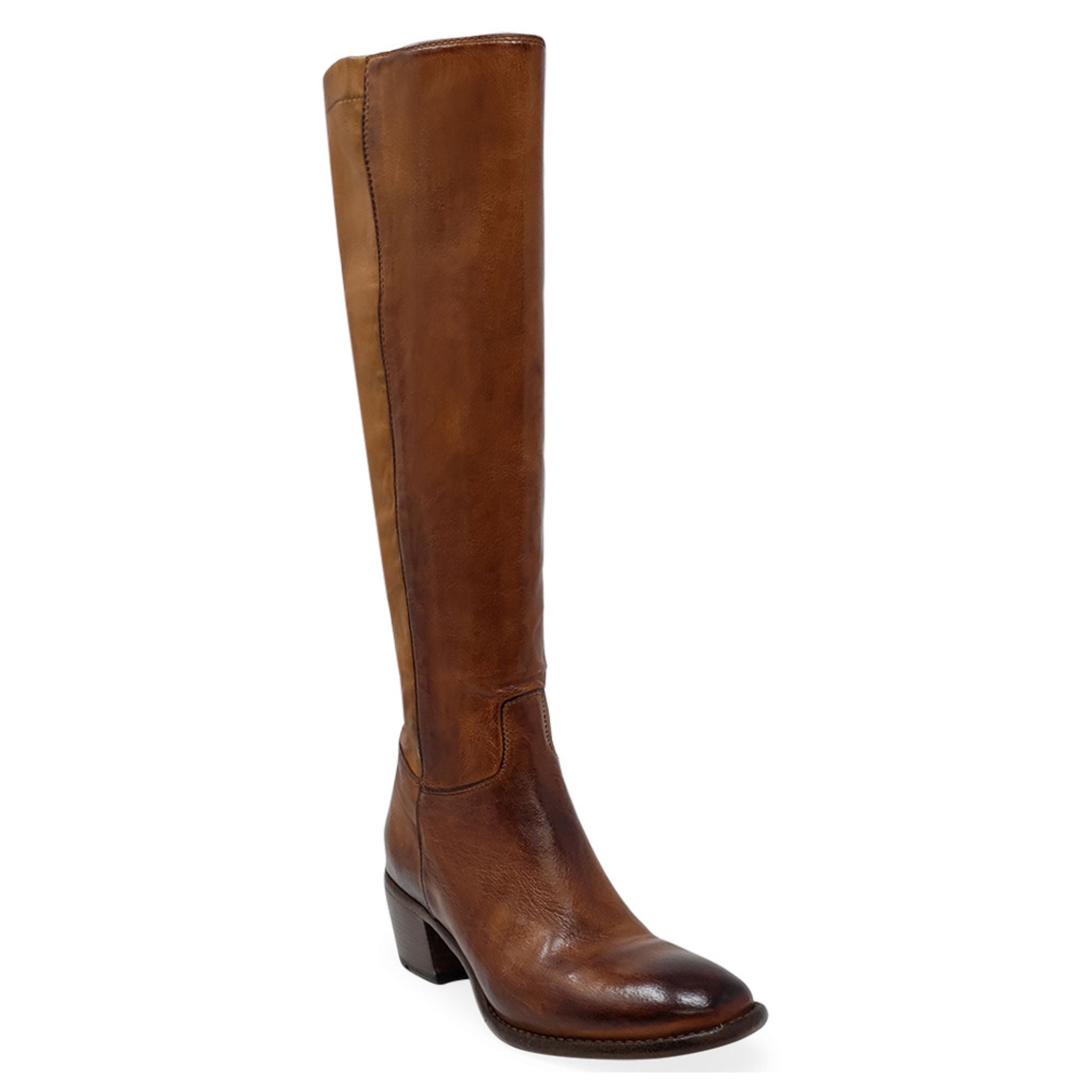 Cognac Knee High Boot