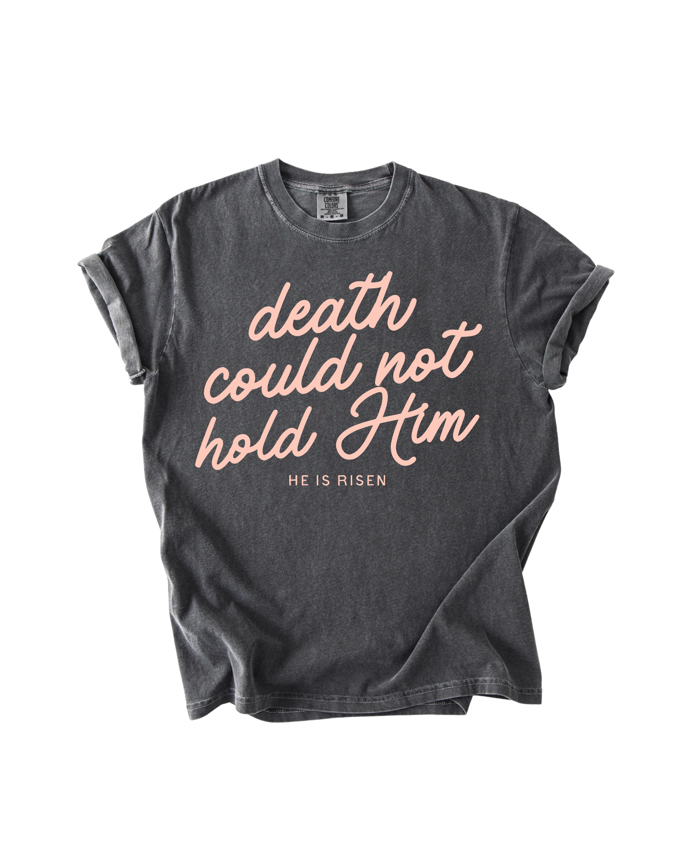 Death Could Not Hold Him Easter Graphic Tee - Unisex Cotton Shirt