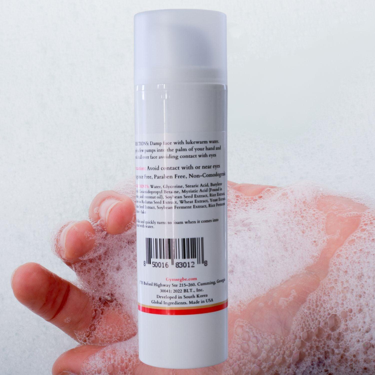 Advanced Brightening Gel Foam Cleanser, Rice Extract Face Wash