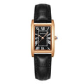 New Square Waterproof Quartz Simple Three-pin Roman Literal Women's Watch