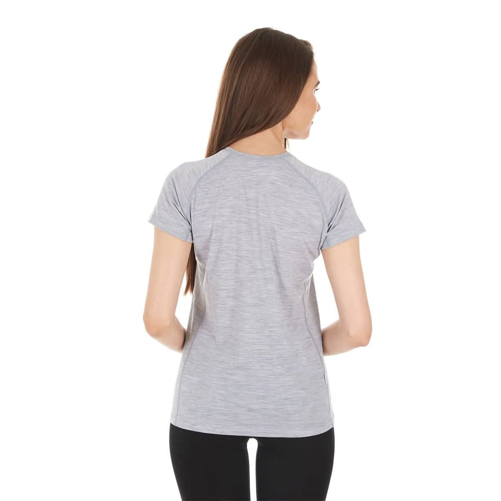 Women's Microweight Wool V-Neck T-Shirt – Breathable Athletic Top