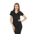 Women's Microweight Wool V-Neck T-Shirt – Breathable Athletic Top