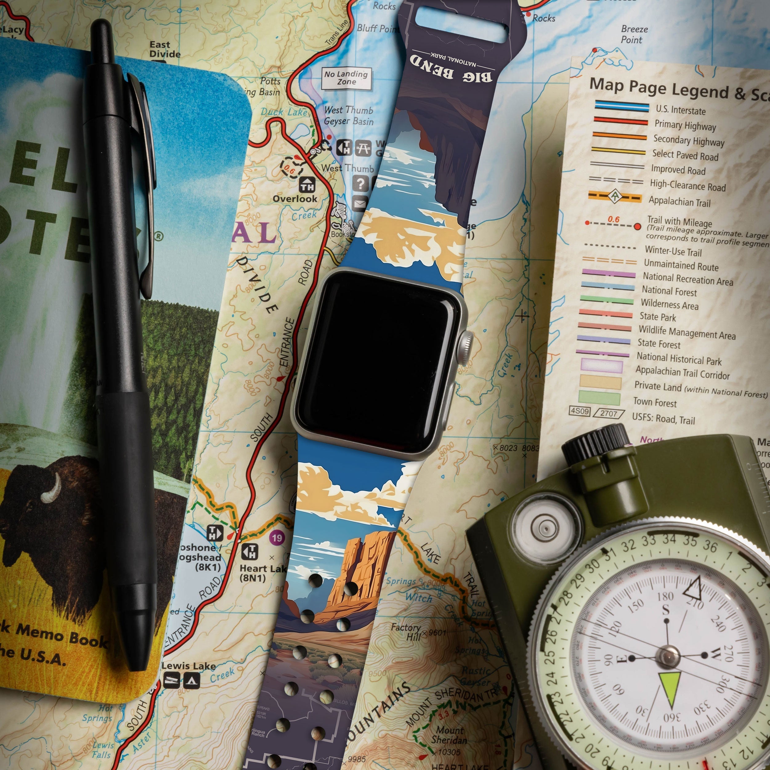 National Parks Big Bend HD Apple Watch Band