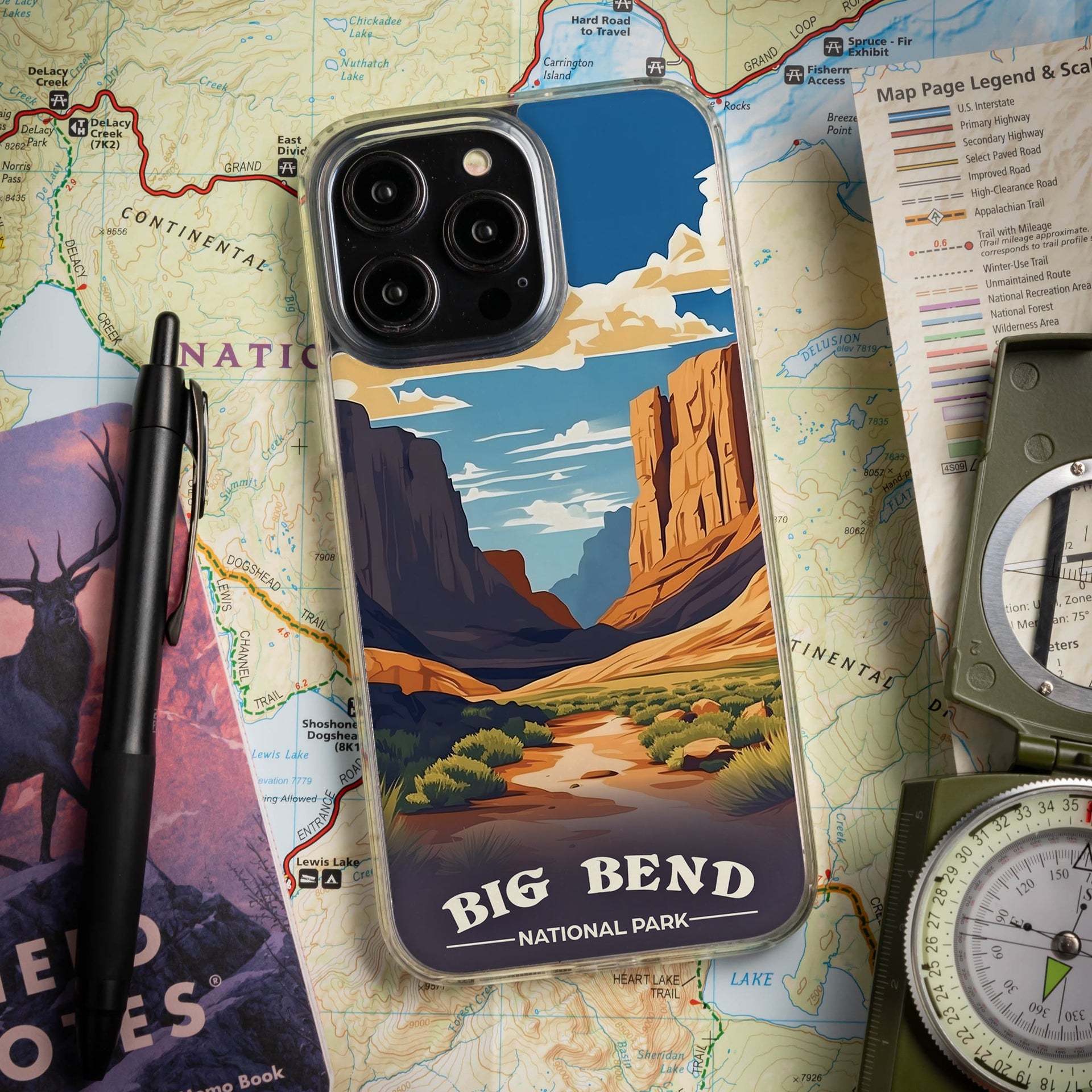 National Parks Big Bend HD Apple iPhone 12 Series Mag-Safe Phone Case