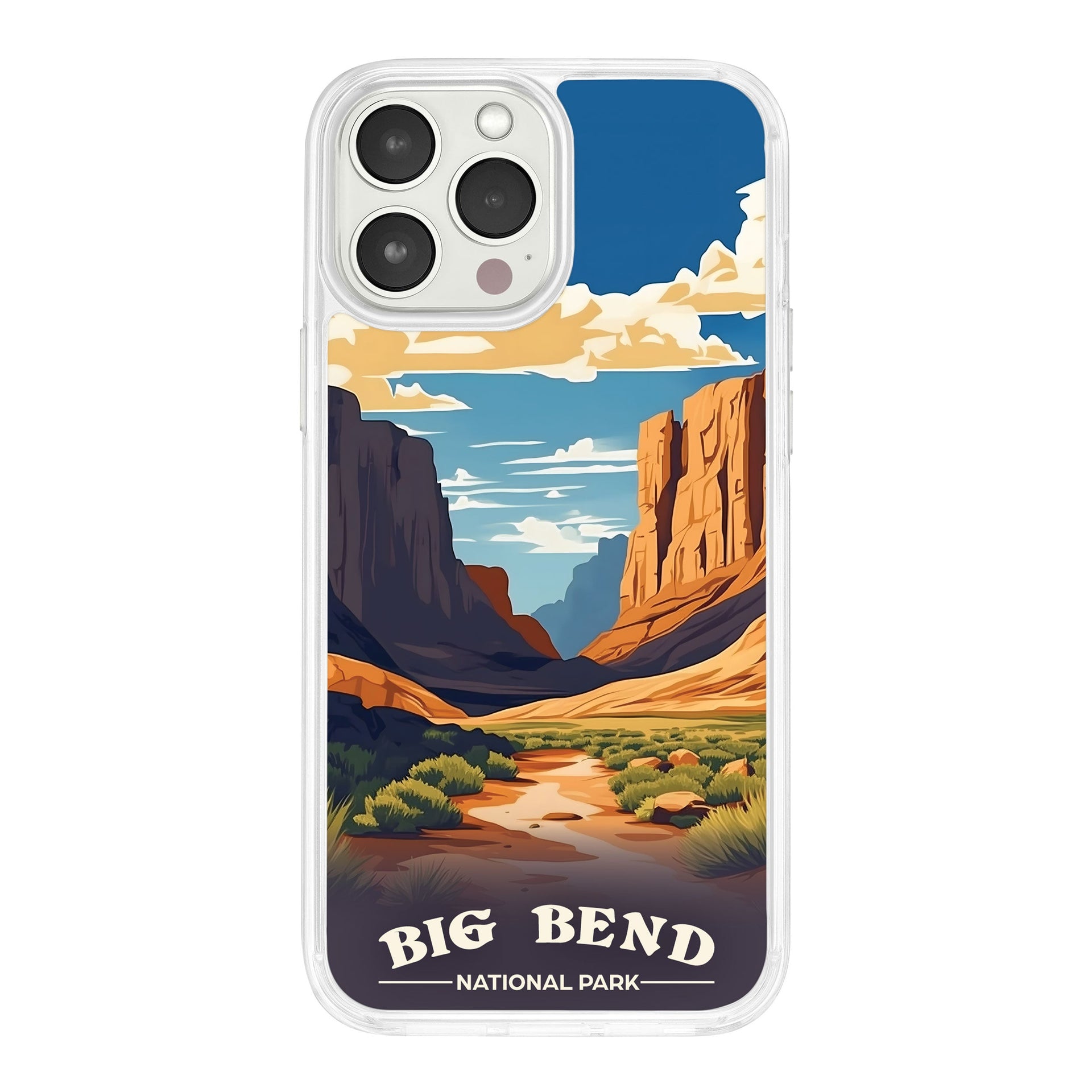 National Parks Big Bend HD Apple iPhone 14 Series Mag-Safe Phone Case