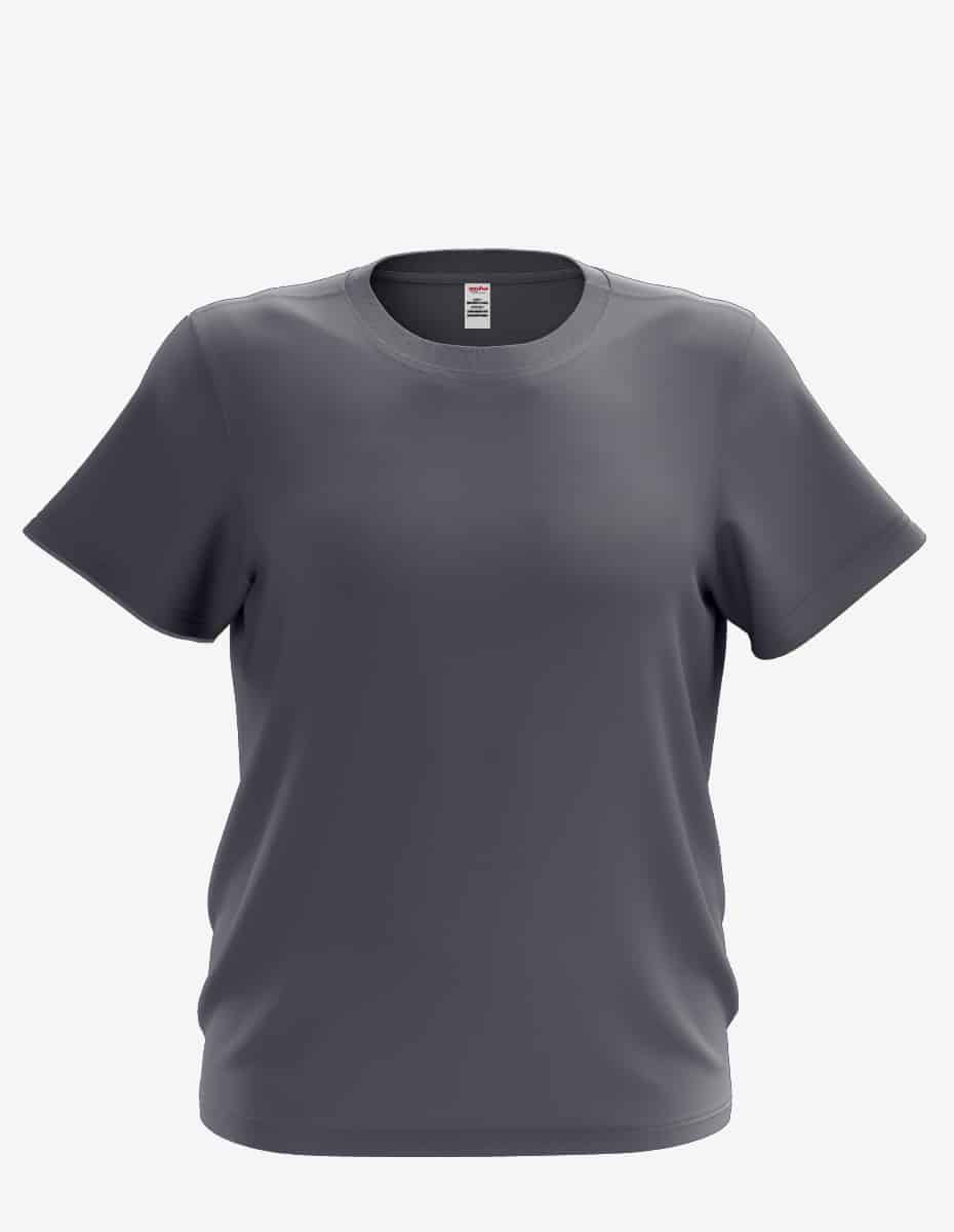 Kid's Basic Crew Neck T-Shirt Soft Cotton Blend Solid Color Tee - Image 3