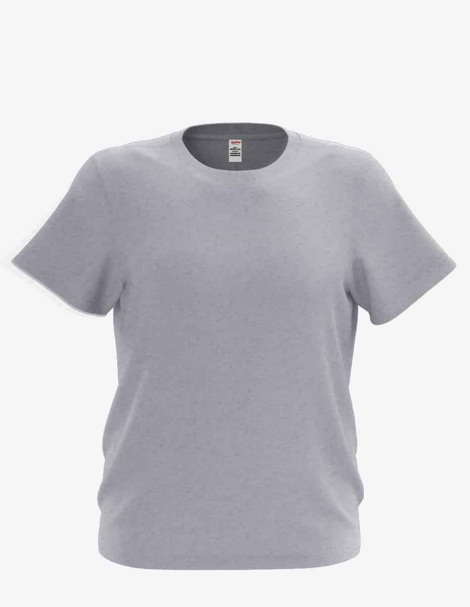 Kid's Basic Crew Neck T-Shirt Soft Cotton Blend Solid Color Tee - Image 5