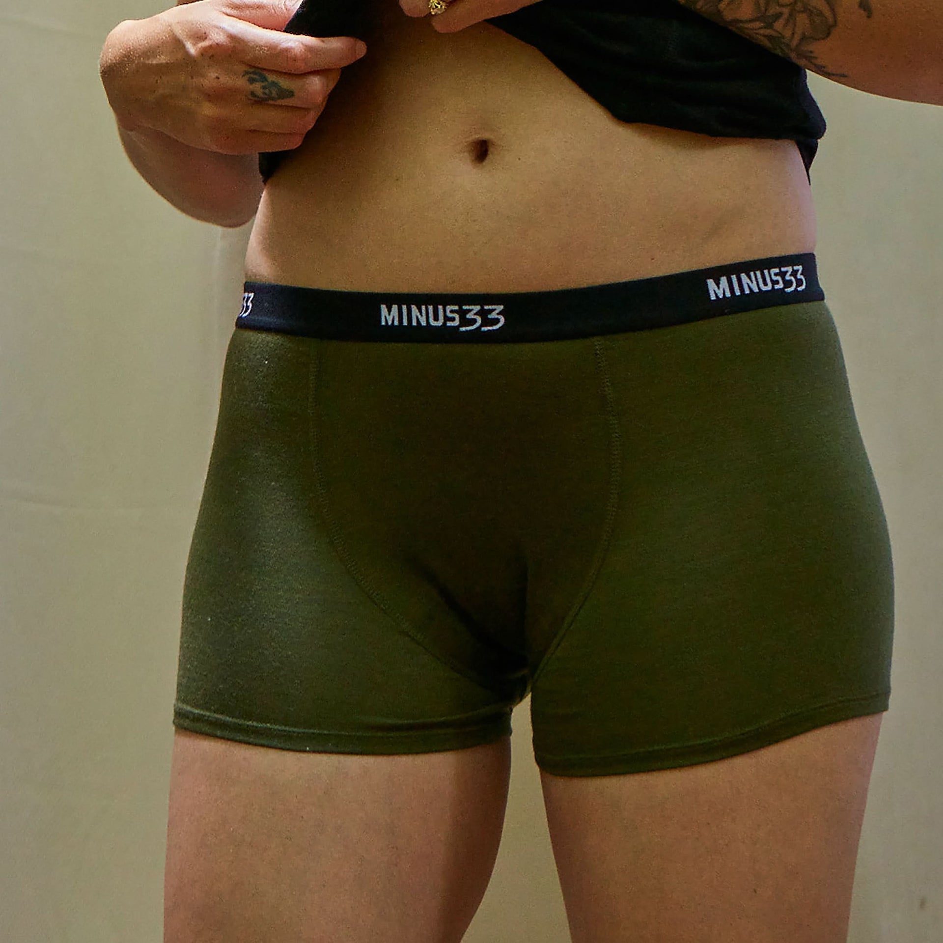 Microweight Wool Boyshorts for Women - Sporty Knit Underwear