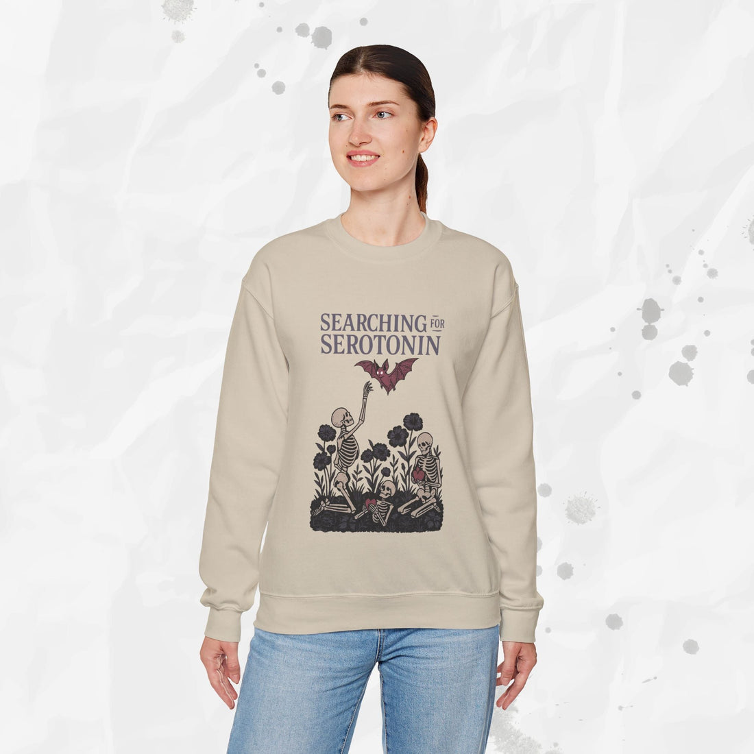 Searching for Serotonin - Crewneck Sweatshirt