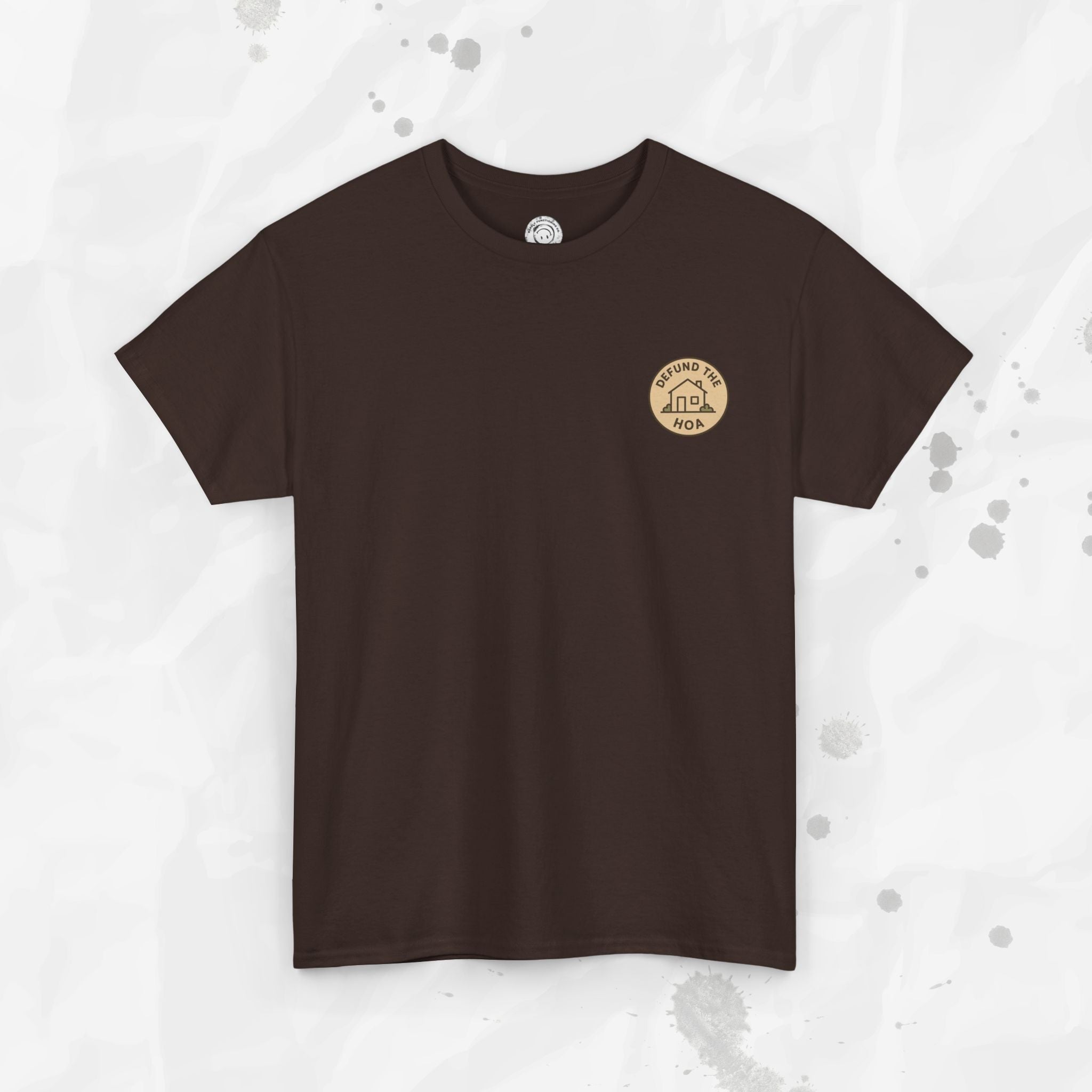 Defund the HOA – T-Shirt (Pocket Print)