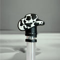 Cow Print Cowboy Hat Straw Topper