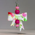 Watercolor Floral 3D Bow Charm - Tumbler Handle Charm