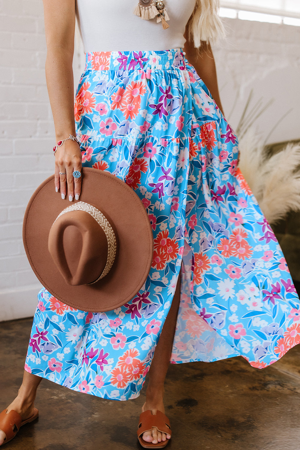 Jocelyn Waist Wrap Long Skirt