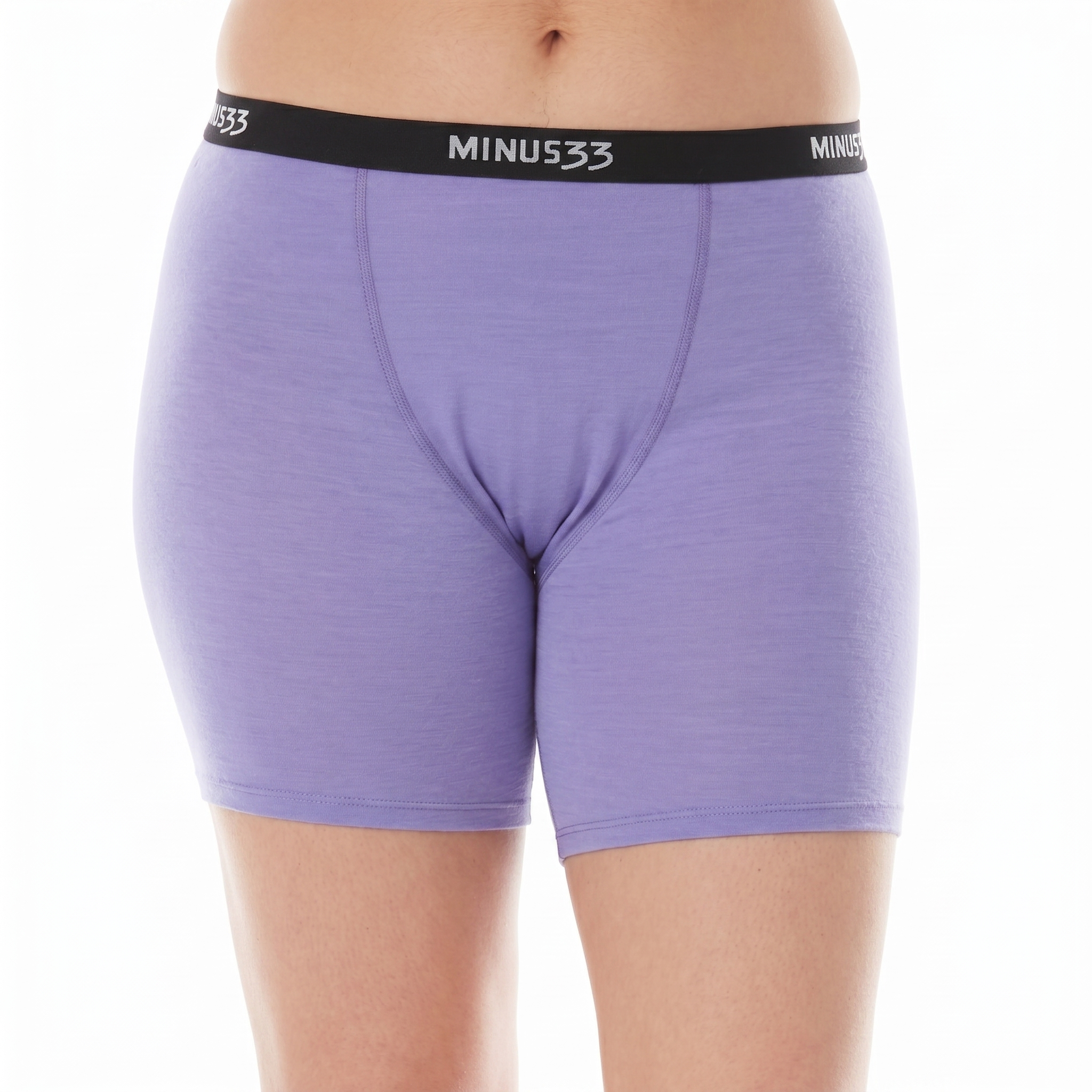 Women's Merino Wool Micro Boxer Briefs – Mid Rise Athletic Base Layer