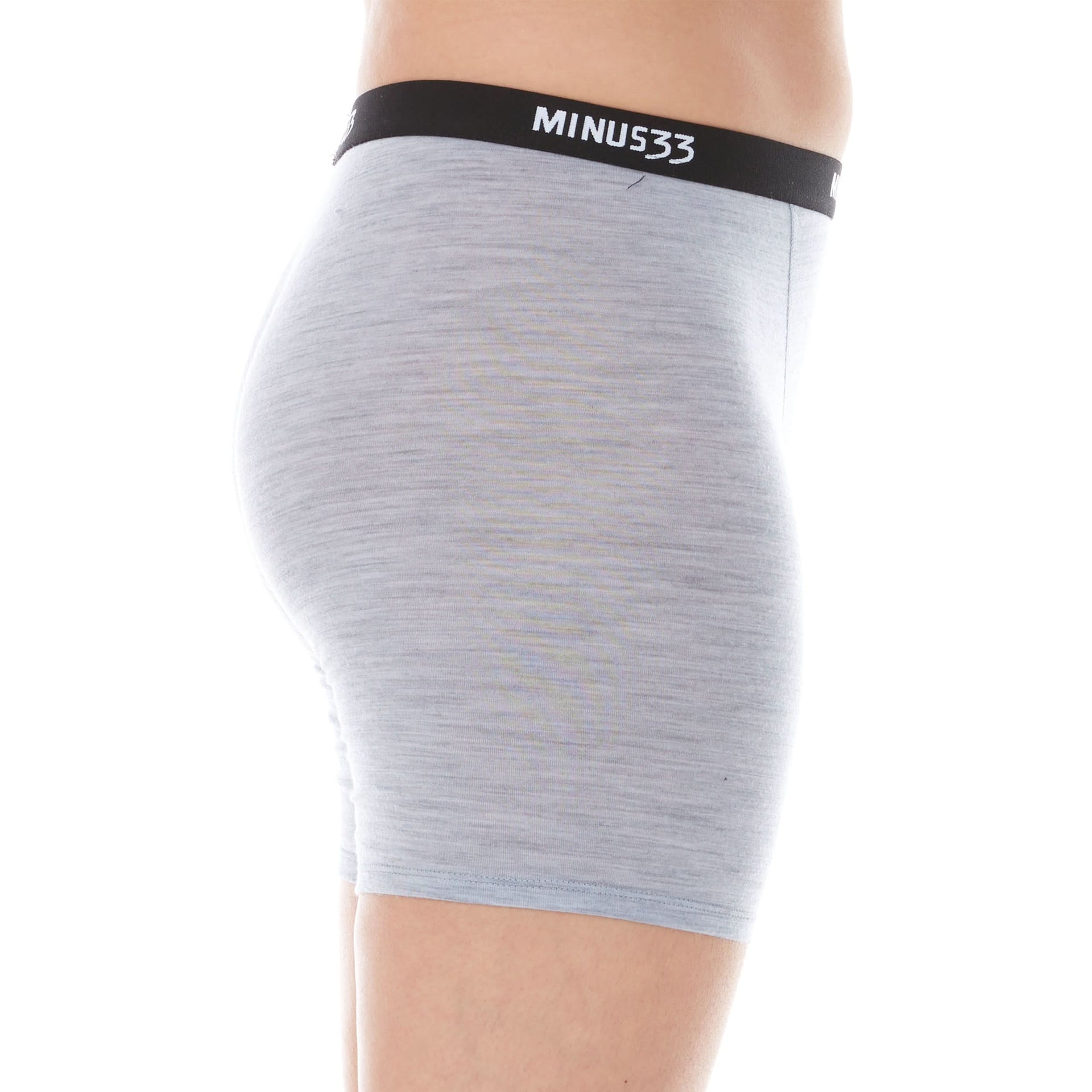 Women's Merino Wool Micro Boxer Briefs – Mid Rise Athletic Base Layer