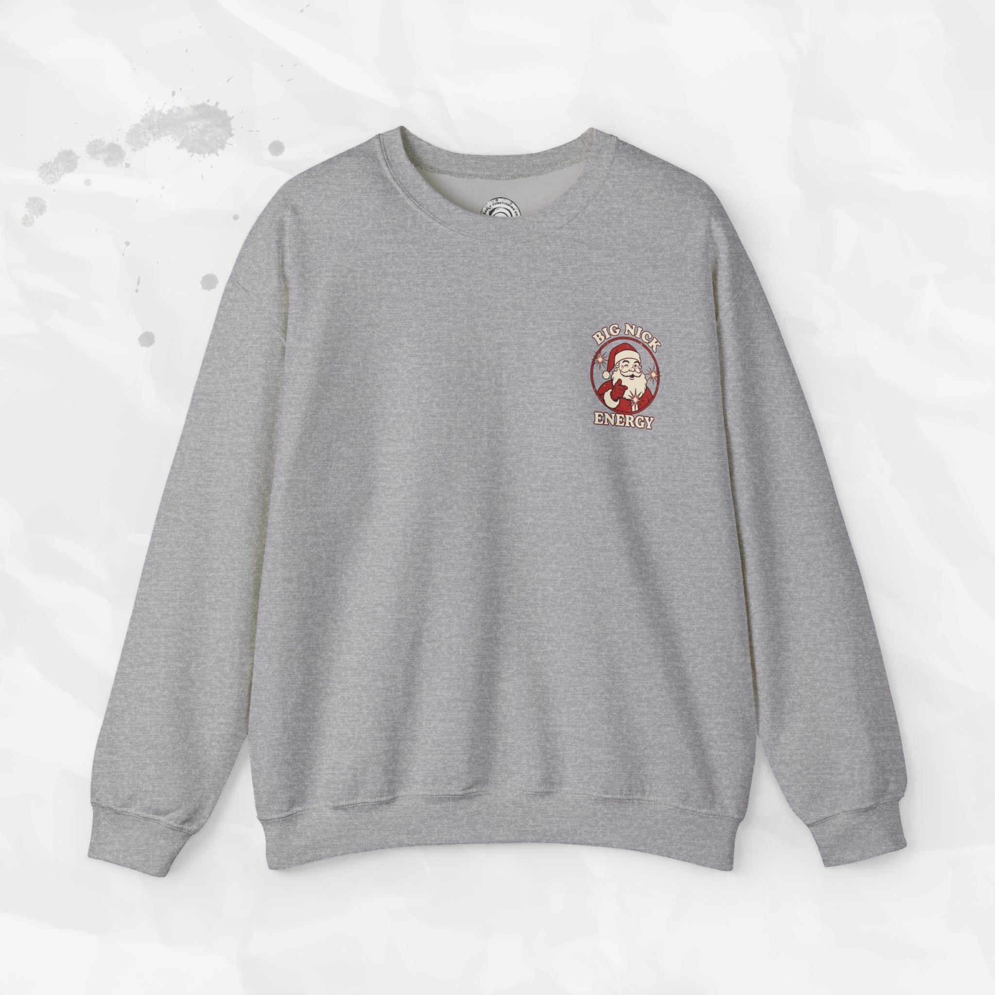 Big Nick Energy – Crewneck Sweatshirt (Pocket Print)