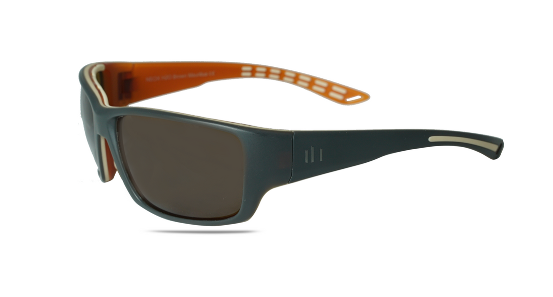 Yosemite Polarized Sunglasses in Orange Brown with Brown Lens - Image 3