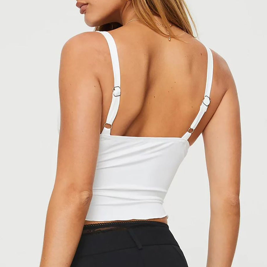 Women's Bow Camisole Backless Tank Top Waist-Defining Elegance